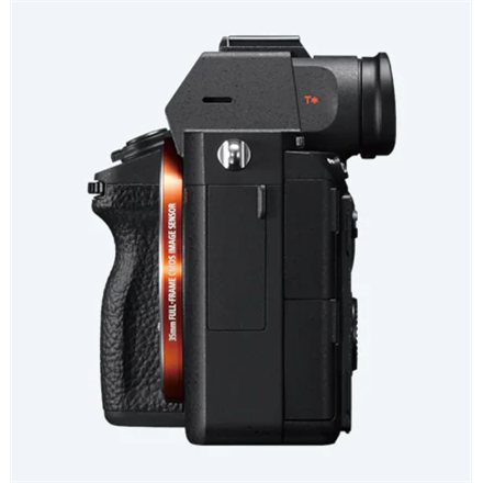 Sony ILCE-7RM3A A7R III su 35 mm viso kadro vaizdo jutikliu | Sony | Kamera su 35 mm viso kadro vaizdo jutikliu | ILCE-7RM3A Alpha 7R III | Veidrodinis fotoaparato korpusas | 42,4 MP | ISO jautrumas (maks.) 102400 | „Ekrano“ įstrižainė 3,0 colių