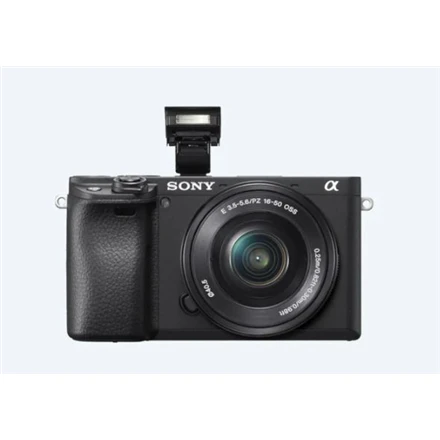 Sony α 6400 + SELP1650 MILC 24,2 MP CMOS 6000 x 4000 pikseliai Juoda