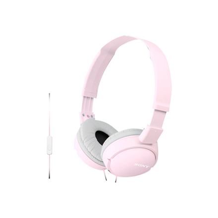 Sulankstomos ausinės Sony MDR-ZX110AP, Rožinės