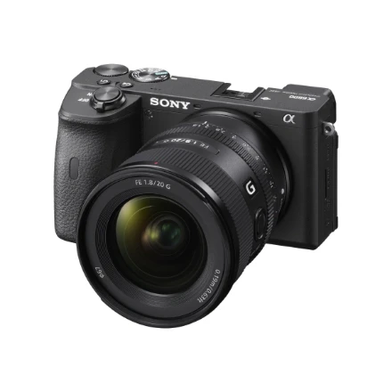 Sony FE 20 mm F1.8 G MILC „Ultra“ platus objektyvas Juoda