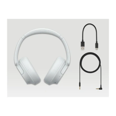 Sony WH-CH720NW belaidės ausinės, Baltos spalvos