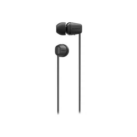 Belaidės į ausį įdedamos ausinės Sony WI-C100, Juodos