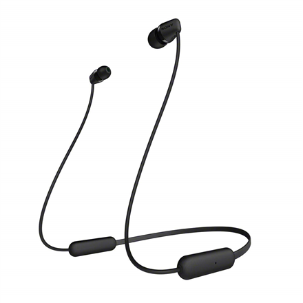 Belaidės į ausį įdedamos ausinės Sony WI-C200B, juodos