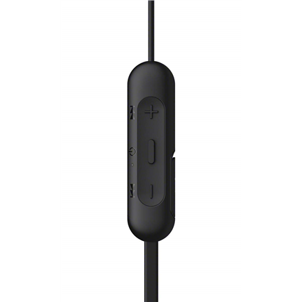 Belaidės į ausį įdedamos ausinės Sony WI-C200B, juodos