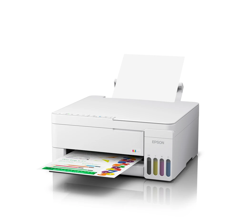 Daugiafunkcis rašalinis spausdintuvas Epson EcoTank L3356, A4, spalvotas, Wi-Fi, Wi-Fi Direct, AirPrint, baltas | C11CL62412