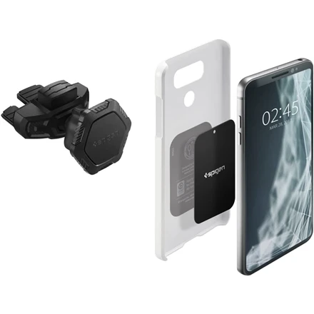 Spigen Magnetinis CD laikiklis automobiliui QS24 Juodas