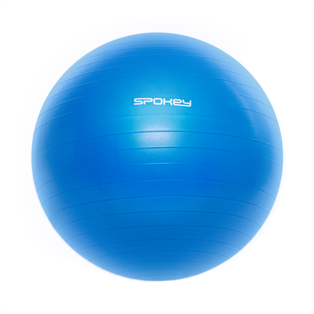 Spokey FITBALL III Gimnastikos kamuolys, Neslystantis, Apsaugos nuo sprogimo sistema, 65 cm, 300 kg, Mėlyna, PVC