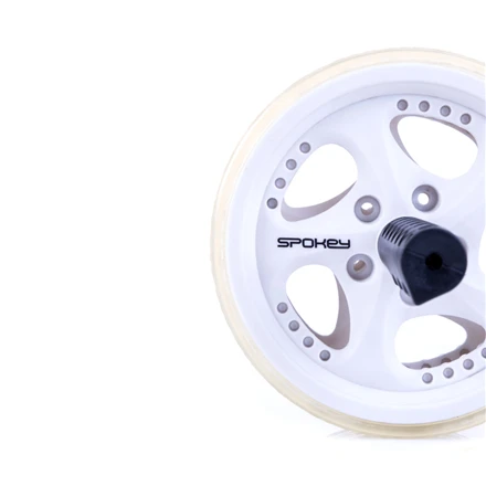 Spokey TWIN B II Double Roller, Vienas dydis, Baltas/juodas