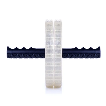 Spokey TWIN B II Double Roller, Vienas dydis, Baltas/juodas