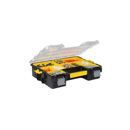 STANLEY® FATMAX® 10 skyrelių profesionalus organizatorius su plastikiniais fiksatoriais (1-97-521)