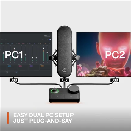 SteelSeries | Gaming Mikrofonas | Alias Pro | Juodas