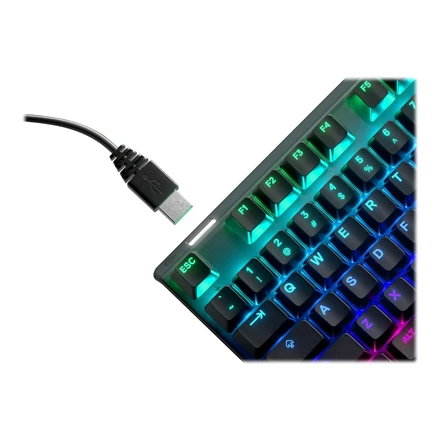 Klaviatūra SteelSeries Apex 7 TKL, Red Switch, US kalba, Juodos spalvos