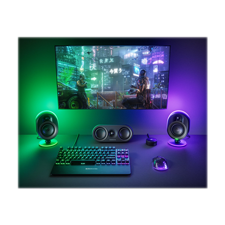 Kompiuterio kolonėlės SteelSeries Arena 9, Juodos spalvos