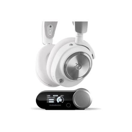 Žaidimų ausinės su mikrofonu SteelSeries Arctis Nova Pro Wireless P