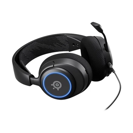 Ausinės žaidimams su mikrofonu SteelSeries Arctis Nova 3 Over-Ear, Juodos spalvos