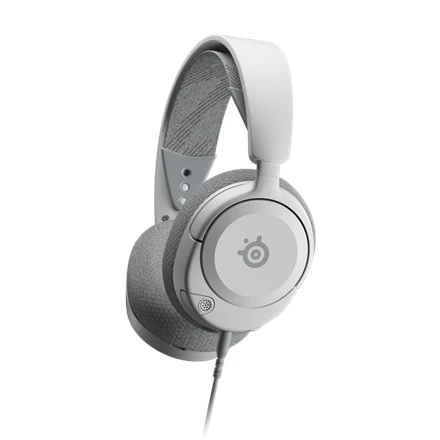 Ausinės žaidimams su mikrofonu SteelSeries Arctis Nova 1P Over-Ear, Baltos spalvos aprašymas - Prekės nuotrauka
