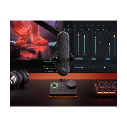 SteelSeries | Gaming Mikrofonas | Alias Pro | Juodas