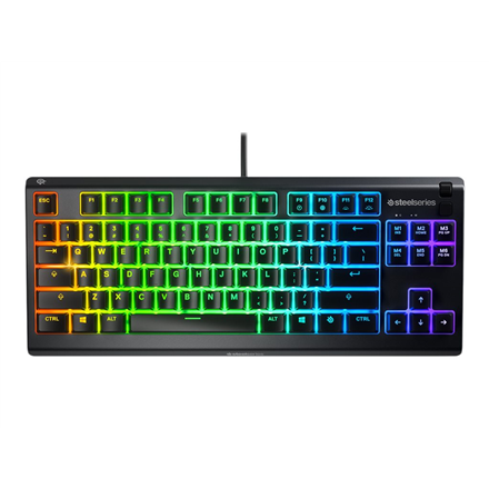 Žaidimų klaviatūra SteelSeries Apex 3 TKL, Nordic kalba, Juodos spalvos