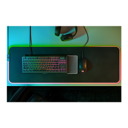 Žaidimų klaviatūra SteelSeries Apex 3 TKL, Nordic kalba, Juodos spalvos