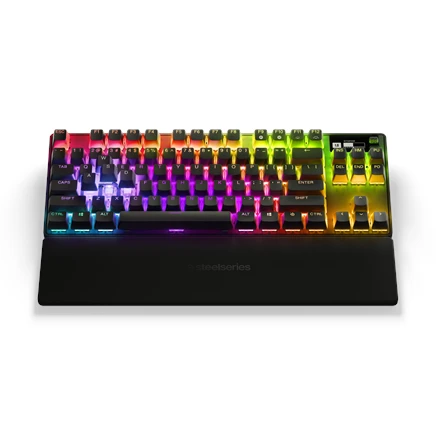 Belaidė žaidimų klaviatūra SteelSeries Apex Pro TKL 2023, su RGB LED pašvietimu, US išdėstymas (64865)