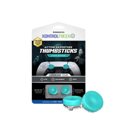 Kontrol Freek KontrolFreek Lotus Teal/Clear – PS5