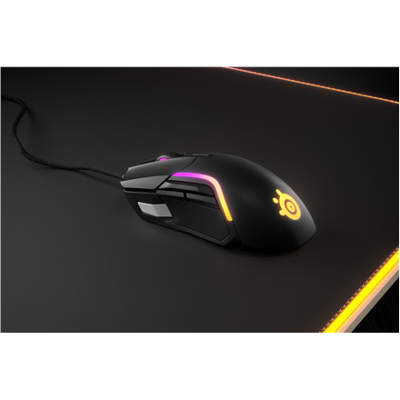 SteelSeries | Pelė žaidimams | Optinė | su laidu | Juodas | Rival 5 | Yes