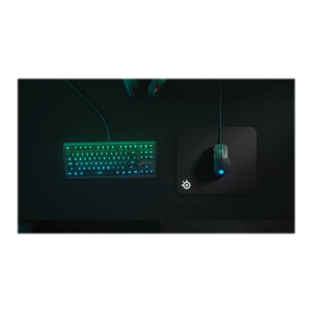 Medžiaginis pelės kilimėlis SteelSeries QcK Heavy Medium 2020 Edition, Juodos spalvos