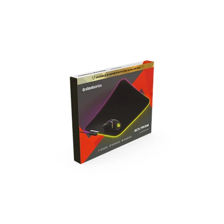 Medžiaginis pelės kilimėlis žaidimams SteelSeries QcK Prism Cloth RGB XL