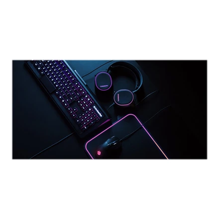 Medžiaginis pelės kilimėlis žaidimams SteelSeries QcK Prism Cloth RGB M