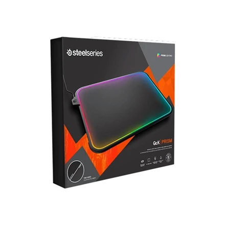 Medžiaginis pelės kilimėlis žaidimams SteelSeries QcK Prism Cloth RGB M