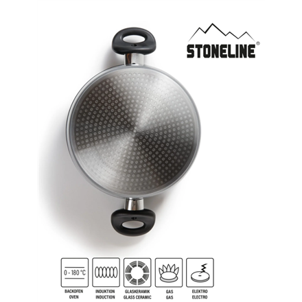 STONELINE® Gaminimo puodas 18 cm su dangčiu | CLASSIC | 6741
