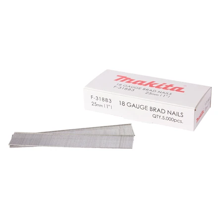 Makita Dukert tapiņnaglas 1,2x25mm, 18ga, 5000vnt F-31883 Dukert tapiņnaglas 1,2x25mm, 18ga, 5000vnt AF505, AF550H