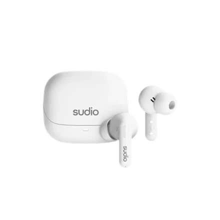 Ausinės Sudio Earbuds | C8 | Bluetooth | į ausis įkišamos | Mikrofonas | Baltas | Noise canceling