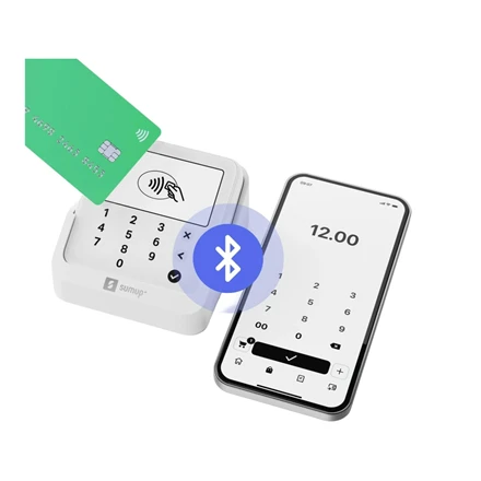 SumUp kortelių skaitytuvas su Bluetooth ryšiu