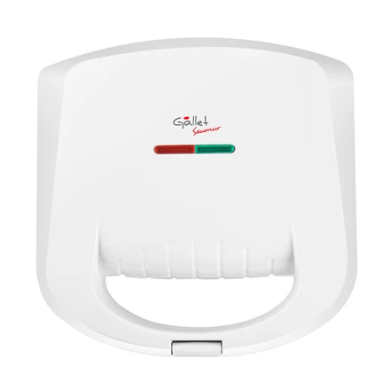 Sumuštinių keptuvas Gallet | Sumuštinių keptuvė | Saumur GALCRO625 | 800 W | Lentelių skaičius 1 | Kepinių skaičius 2 | Baltas