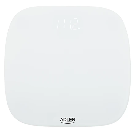 Adler | Vonios svarstyklės | AD 8176 | Didžiausias svoris (keliamoji galia) 180 kg | Tikslumas 100 g | Baltas