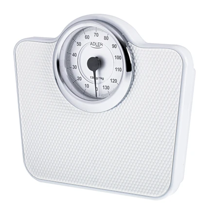 Adler | Mechaninės vonios svarstyklės | AD 8180 | Didžiausias svoris (keliamoji galia) 136 kg | Tikslumas 1000 g | Baltas