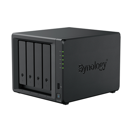 Serveris Synology | Bokštinis NAS | DS423+ | Intel Celeron | J4125 | Procesoriaus dažnis 2,7 GHz | 2 GB | DDR4