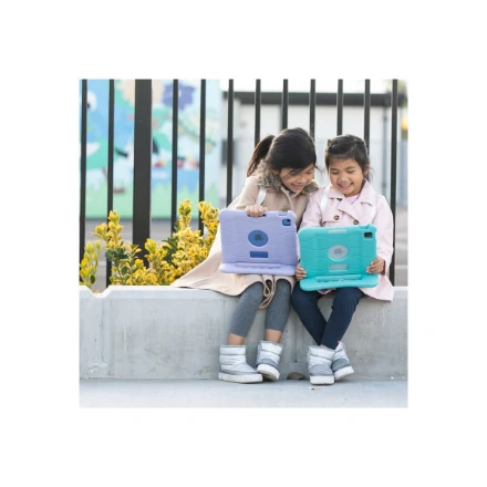 „Targus Kid“ antimikrobinis dėklas | Planšetė dėklas | Skirta „Apple iPad“ (A16), 11 colių „Air“ (M4)/(M3)/(M2), 10,9 colio „iPad“ (10 kartos), 10,9 colio „iPad Air“ (5 ir 4 kartos) ir 11 colių „iPad Pro“ (4, 3, 2 ir 1 kartos) | Violetinė