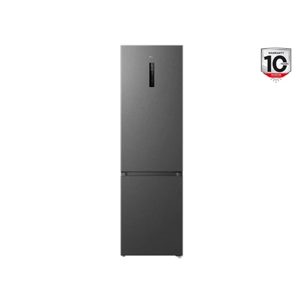 TCL Šaldytuvas | RC382BXC0EU | Energy efficiency class C | Free standing | Combi | Height 203 cm | No Frost system | Šaldytuvas net capacity 265 L | Šaldiklis net capacity 117 L | Ekranas | 35 dB | Inox