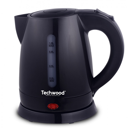Virtuvinės svarstyklės Techwood | Virdulys | TB-1056 | Electric | 1600 W | 1 L | 360° rotational base | Juodas