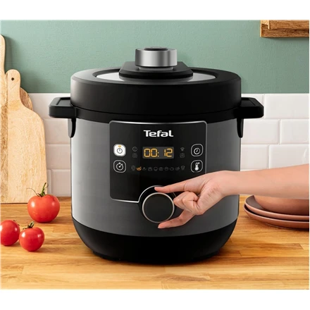 TEFAL | Turbo virtuvės ir kepimo daugiafunkcis puodas | CY7788 | 1200 W | 7,6 l | Programų skaičius 15 | Juodas