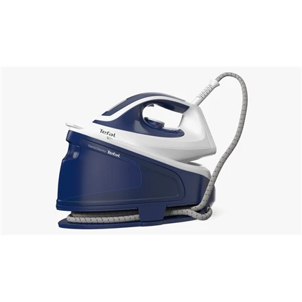 TEFAL | „Express Essential Steam Station“ | SV6116E0 | 2200 W | 1,4 l | 5–6 barai | Automatinis išjungimas | Vertikali garų funkcija | Kalkių valymo funkcija | Baltas/ Mėlyna