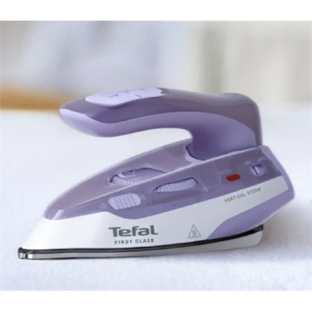 TEFAL First Class DB1612E0 | Steam Travel Lygintuvas | 1000 W | Continuous steam 10 g/min | Steam boost performance 45 g/min | Baltas/Violetinė