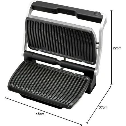 Elektrinis grilis Tefal OptiGrill+ XL, juodas (GC722834)