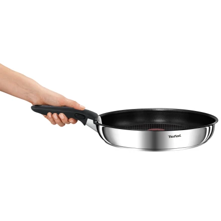 Nerūdijančio plieno puodų ir keptuvių rinkinys Tefal Ingenio Emotion L897S574, 5 dalių, 16/20/22/28 cm