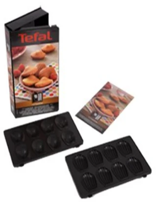 Vaflinė TEFAL Madeleine plates for cookies XA801512 Juodas | TEFAL | Madeleine plates | XA801512 | Juodas