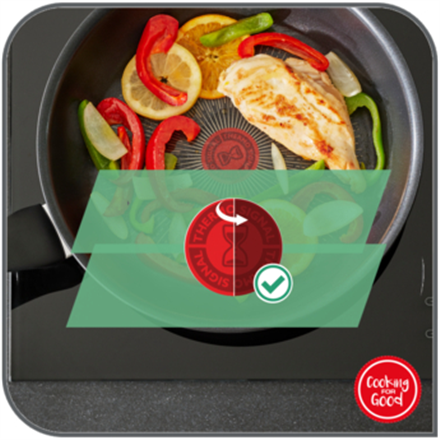 TEFAL | Keptuvė | B5690453 Easy Plus | Kepimas | Skersmuo 24 cm | Netinka indukcinei kaitlentei | Fiksuota rankena