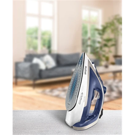 TEFAL | Garų lygintuvas | FV6812E0 Ultragliss Plus | Garų lygintuvas | 2800 W | Vanduo tank capacity 270 ml | Continuous steam 50 g/min | Mėlyna/Baltas