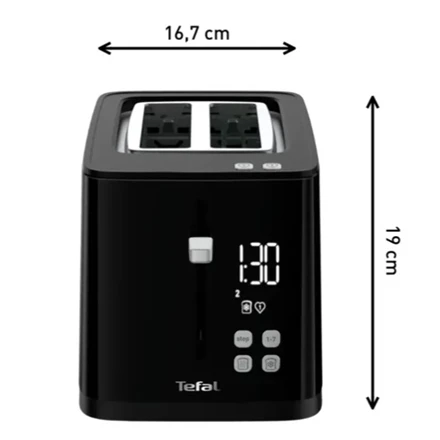 Tefal TT640810 skrudintuvas 2 griežinėliai Juoda 850 W